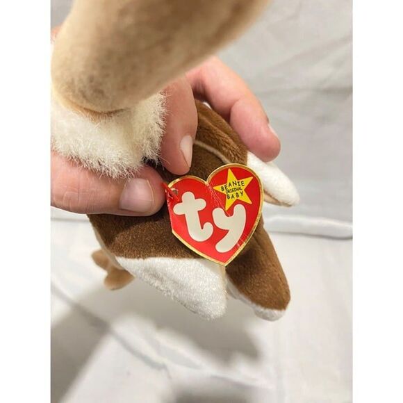 1997 Ty Beanie Baby STRETCH the Ostrich Bird Plush Toy 10 X 5.5 Inch - Picture 6 of 10